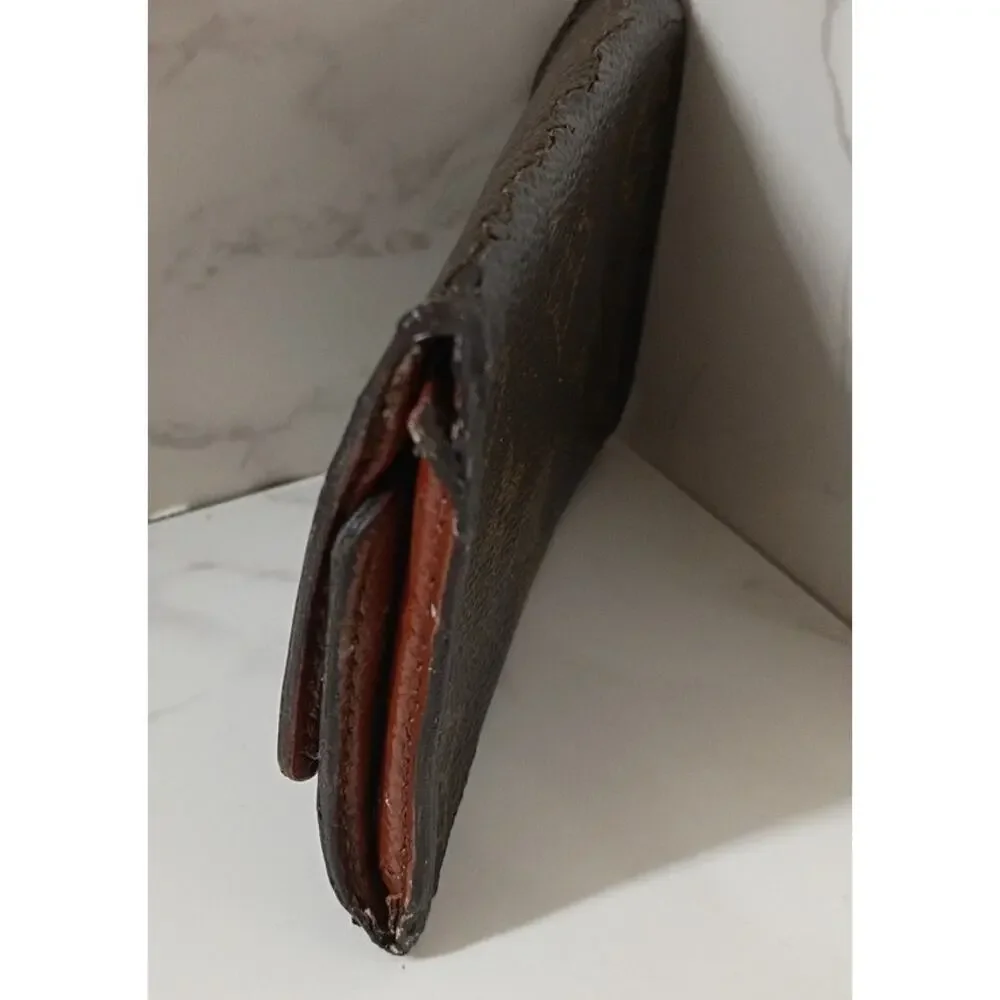LOUIS VUITTON Brown Monogram Leather 6 Key Holder